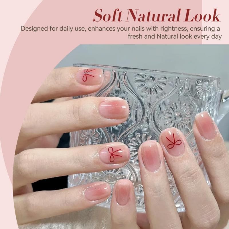 BORN PRETTY 15ml Rosewood Jelly Pink Gel ยาทาเล็บสีชมพูใส UV Soak Off Gel วานิชเล็บเจล รูปที่ 3