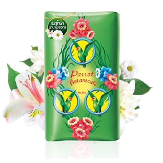 Parrot สบู่ก้อนนกแก้ว พฤกษา 70 กรัม 4 ก้อน กลิ่นหอมติดผิวยาวนาน ผิวสะอาดสดชื่น Parrot สบู่นกแก้ว รูปที่ 3