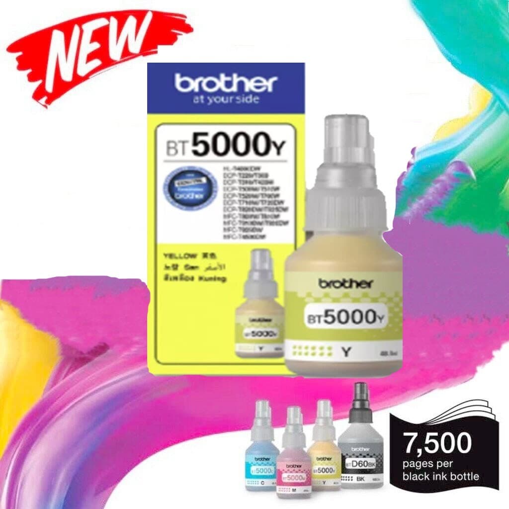 แท้100% Brother หมึก BT-D60BK, BT5000C/M/Y 4สี DCP-T220 T310 T420W T510W T520W T710W T720W T820W T910W รูปที่ 9