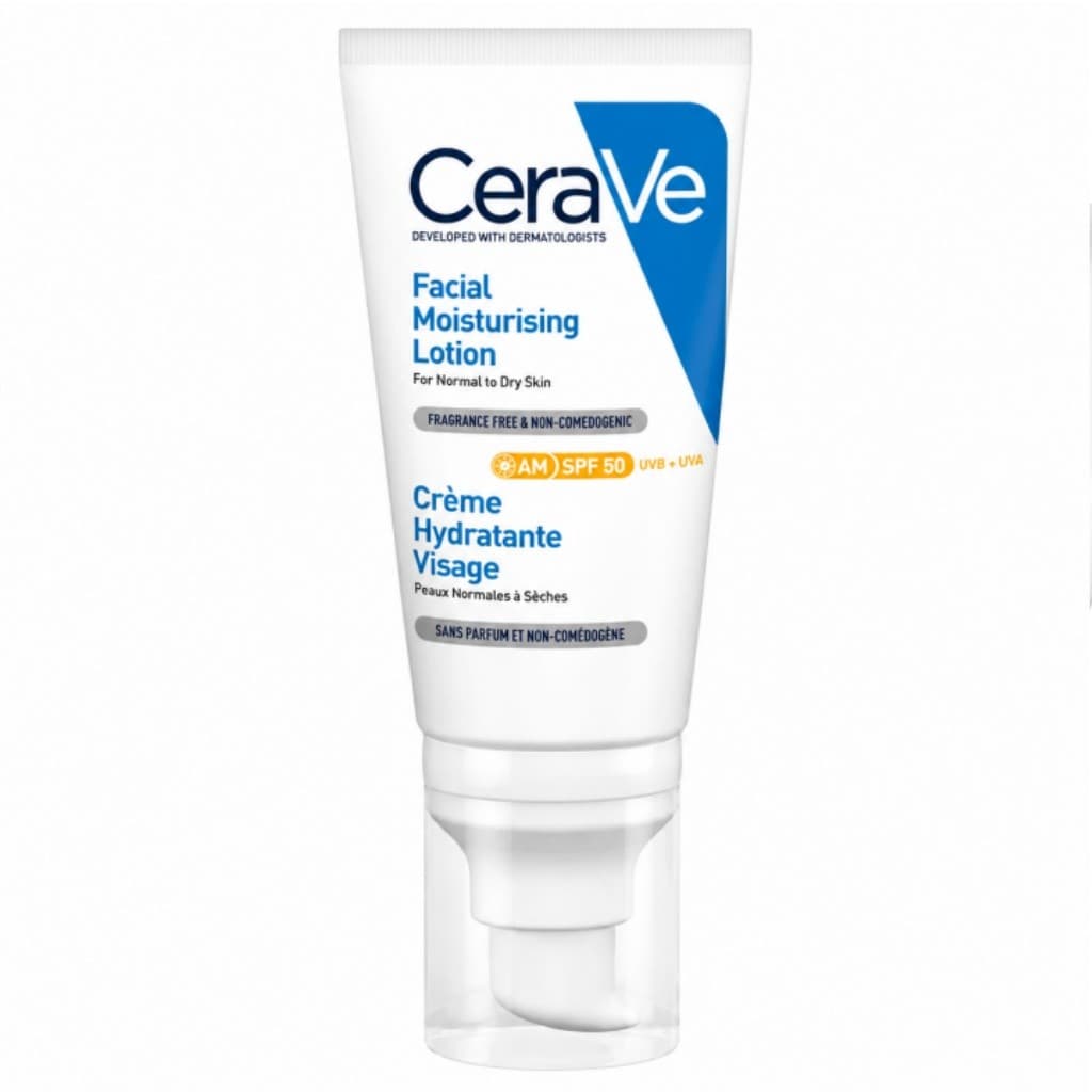 CeraVe Facial Moisturising Lotion SPF50 | โลชั่นบำรุงผิวหน้า ชุ่มชื้นยาวนาน พร้อมปกป้องผิวจากรังสี UV ผิวนุ่มสุขภาพดี รูปที่ 2