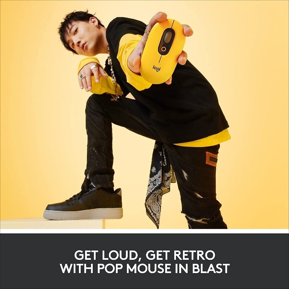 Logitech POP Mouse wireless mouse เมาส์บลูทูธ ไร้สาย เสียงเงียบ ขนาดกะทัดรัด พกพาสะดวก พร้อมปุ่มแบบตั้งโปรแกรมได้ รูปที่ 3
