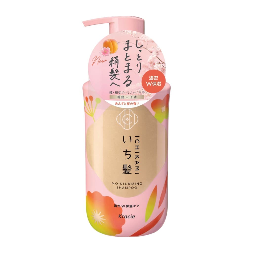 MORITOMO Official - ICHIKAMI Moisturizing Shampoo 450 ml / แชมพูทำความสะอาดเส้นผมหนังศีรษะ ชุ่มชื้น หอมแอปปริคอต+ซากุระ รูปที่ 2