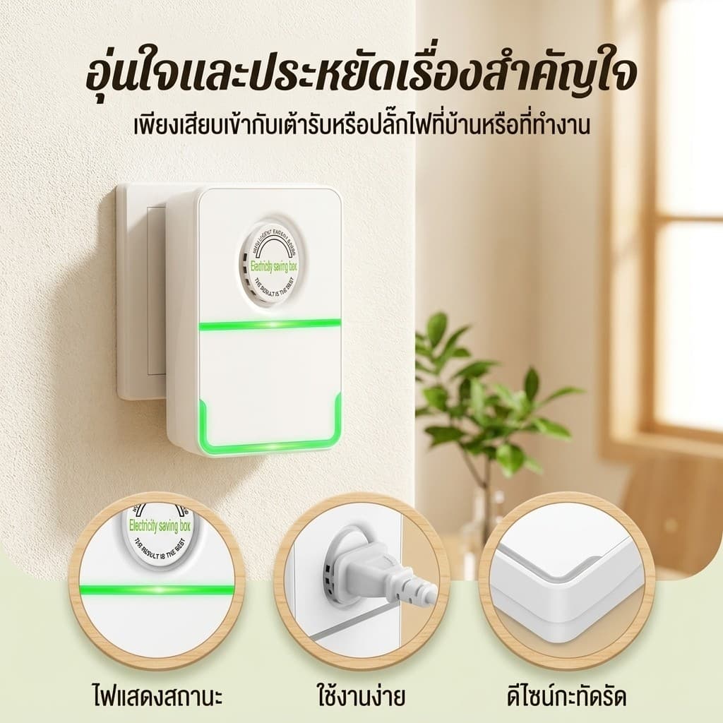 ประหยัดไฟฟ้า ลดค่าไฟ วัสดุทนทาน ใช้งานง่าย เหมาะสำหรับบ้าน/ออฟฟิศ สินค้าขายดี รูปที่ 2