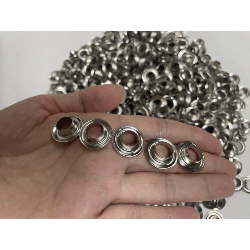 ตาไก่เส้นผ่านศูนย์กลางภายใน10 มม 10mm DK3 Gromets Silver 4# -automatic Grommet Machine100pcs/bag รูปที่ 6