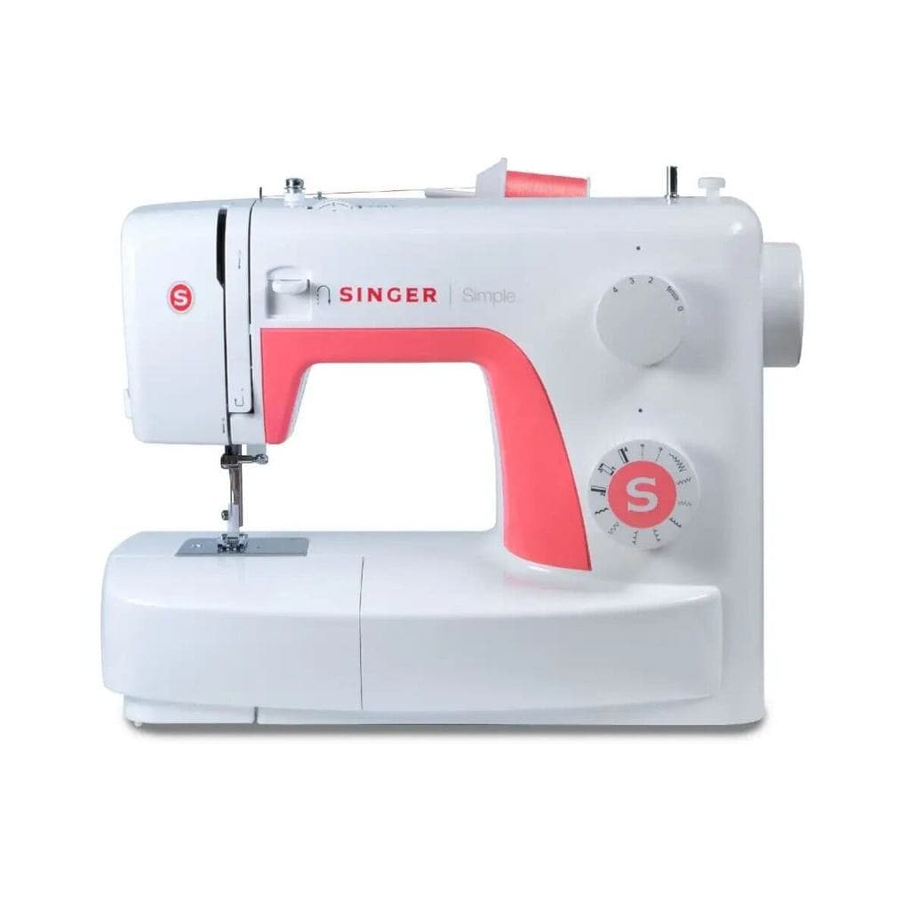 Singer 3210 จักรกระเป๋าหิ้ว Mechanical 10 ลาย สีขาว