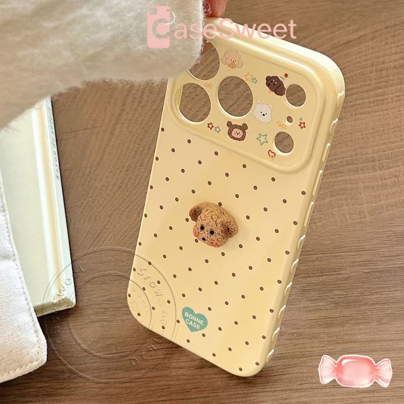 เหมาะสำหรับ Realme C75 C63 C55 C53 C35 C30 C25 C20 C11 5 C71 C61 C30s C25s C20A C12 5i 5S เคสโทรศัพท์ลายจุดพร้อมตุ๊กตา รูปที่ 8