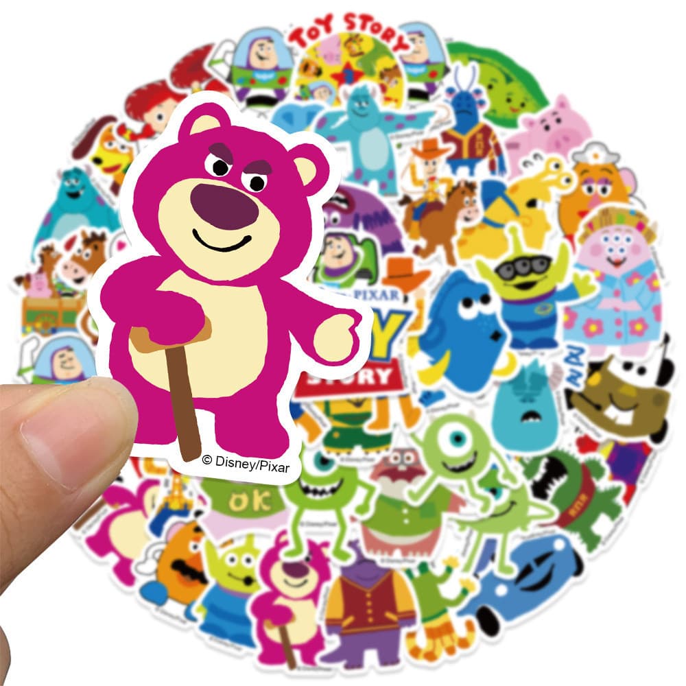Disney Cartoon ทอย สตอรี่ toystory sticker สติกเกอร์กันน้ำ 50ชิ้น toy story รูปที่ 6