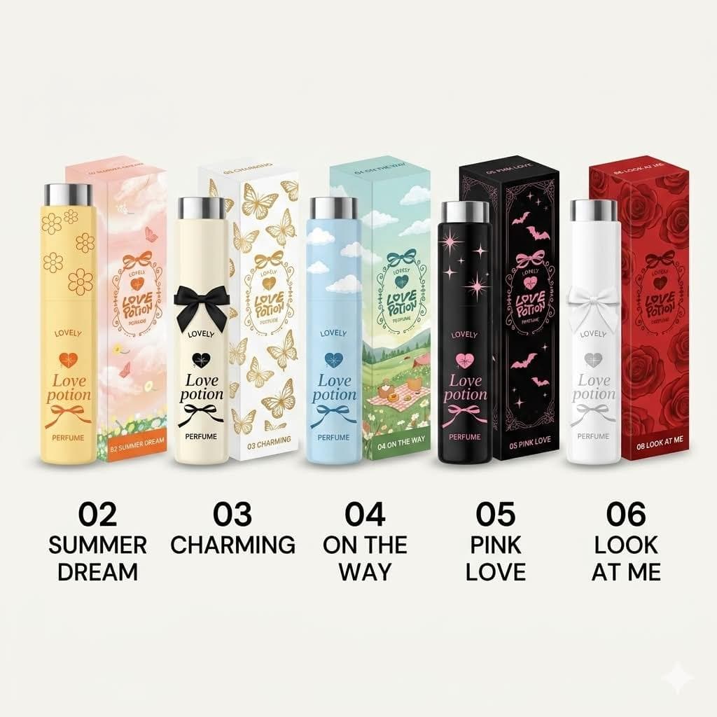 น้ำหอมเลิฟโพชั่นแพคเกตเก่า ของแท้เซลล์ล้างสต็อค Love Potion เหลือ5 กลิ่น เติมสต็อคเท่าที่มี ของแท้ รูปที่ 3