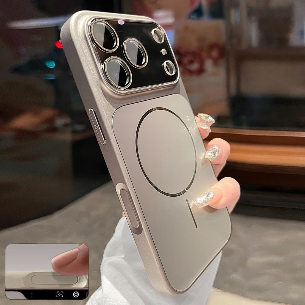 เคส iPhone หรูแบบด้านแม่เหล็ก เหมาะกับรุ่น 17 Pro 16 15 Pro Max พร้อมการป้องกันเลนส์ กันกระแทก รูปที่ 4