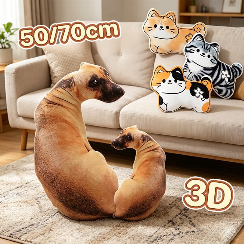 COD 3D เสมือนจริง รูปสุนัข สร้างสรรค์ สําหรับตกแต่งบ้าน หมอนนุ่มสร้างสรรค์ รูปที่ 1