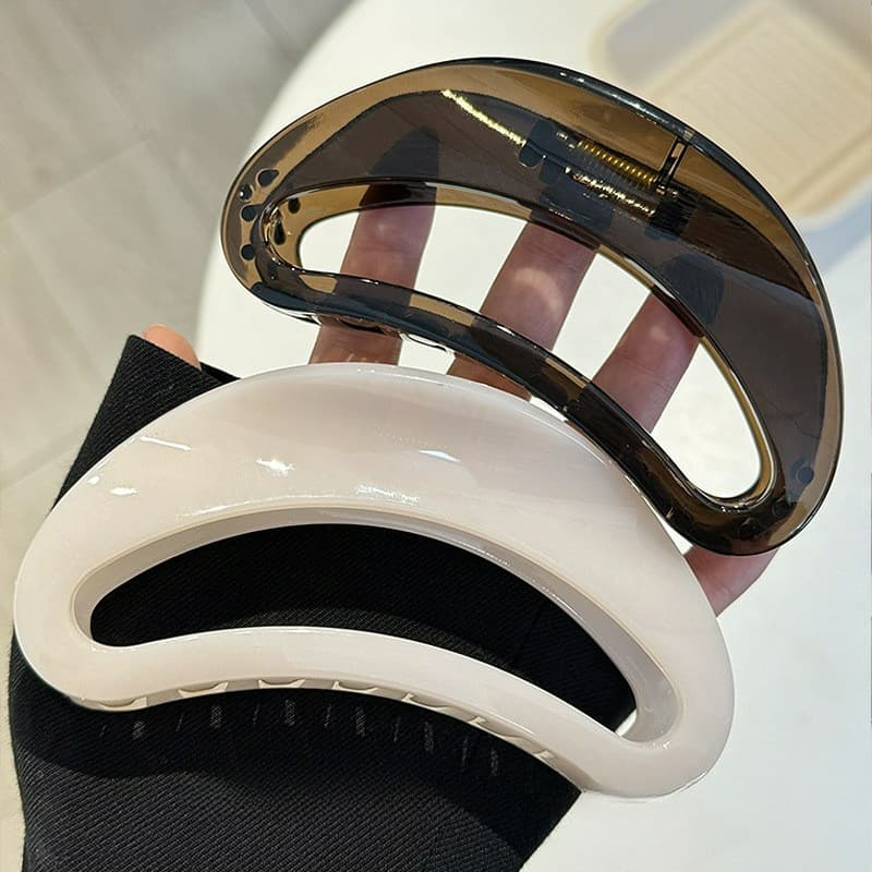 ผู้หญิงขนาดใหญ่ D Shape Grips ผม Cips Headwear อุปกรณ์เสริม รูปที่ 1
