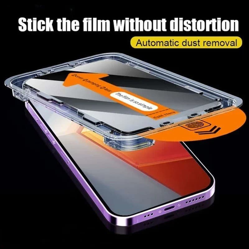 สําหรับ OPPO A6 Pro A6X A6c A6t A6s A3 A3X A5X A5i A5 Pro A3Pro A5iPro A6tPro Anti-Spy ความเป็นส่วนตัวฝุ่นฟรีติดตั้งง่ายคลิกเดียวกระจกนิรภัยป้องกันหน้าจอติดตั้ง รูปที่ 4