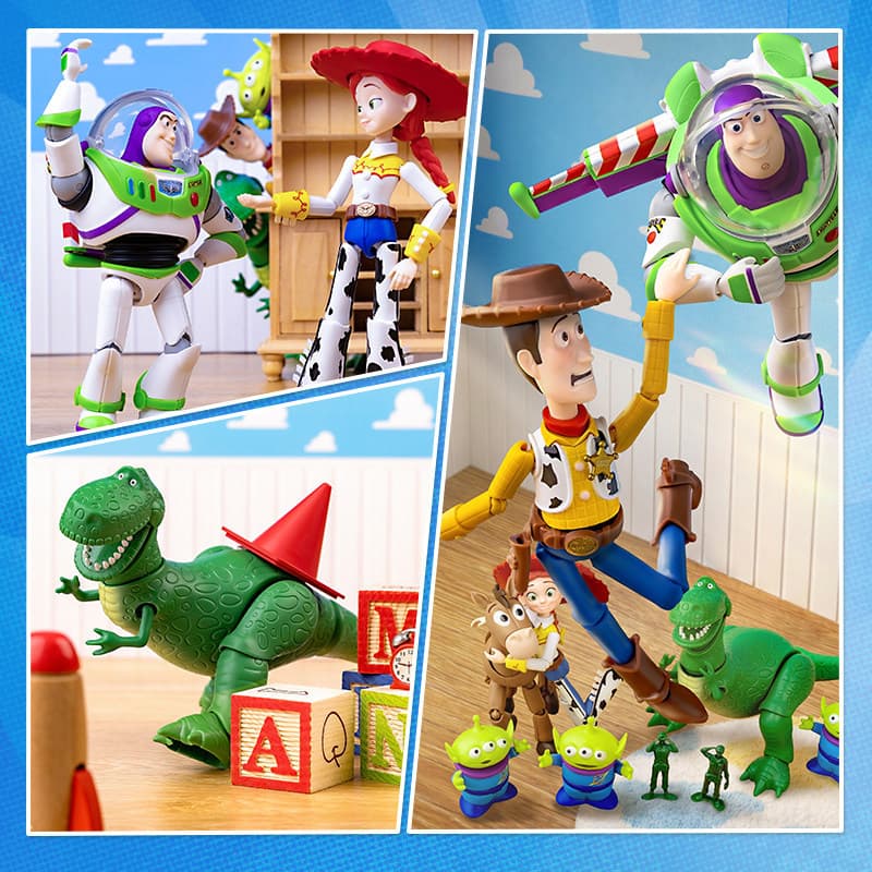 Pluco Building Block Man Disney Toy Story 5 รุ่นที่ 1 โมเดล Elite Edition Ke Figure Boy รูปที่ 5