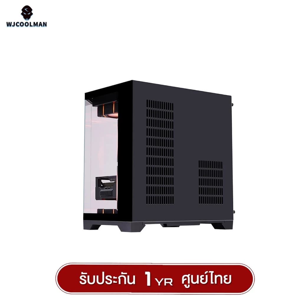 WJCOOLMAN DREAMER M-ATX Tempered Glass เคสคอมพิวเตอร์ รองรับชุดน้ำ 3 ตอน รูปที่ 7