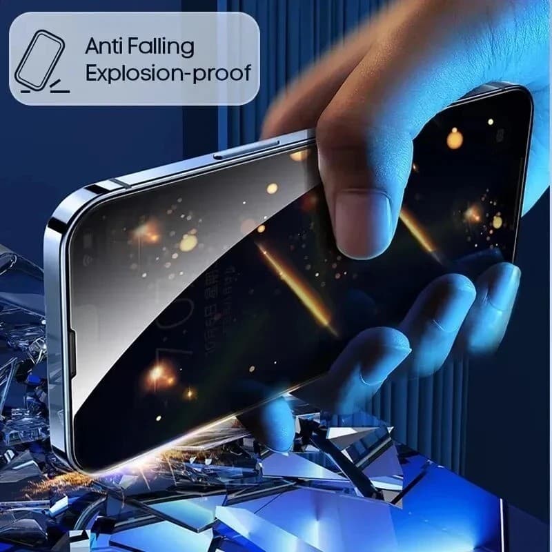 สําหรับ OPPO A6 Pro A6X A6c A6t A6s A3 A3X A5X A5i A5 Pro A3Pro A5iPro A6tPro Anti-Spy ความเป็นส่วนตัวฝุ่นฟรีติดตั้งง่ายคลิกเดียวกระจกนิรภัยป้องกันหน้าจอติดตั้ง รูปที่ 6