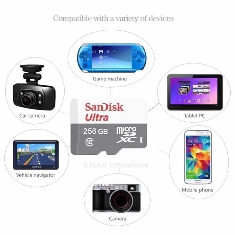 Sandisk Ultra microSDXC/HC Card ความเร็ว100MB/S ความจุ 32GB 64GB 128GB 256GB Class10 การ์ดหน่วยความจำ เมมโมรี่การ์ด รูปที่ 3