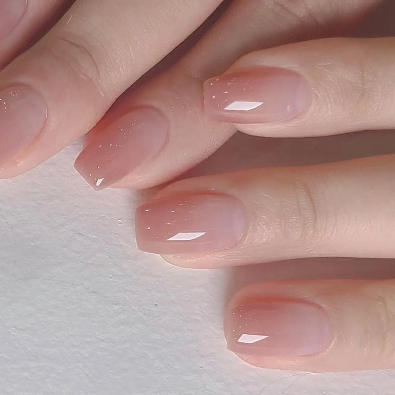 T056 เล็บปลอมสําเร็จรูป ทำด้วยมือ 10 ชิ้น/กล่อง แคทอาย โทนสีนู้ด สีไล่ระดับสวมง่าย ใช้ซ้ำได้ แถมฟรีชุดอุปกรณ์ รูปที่ 1