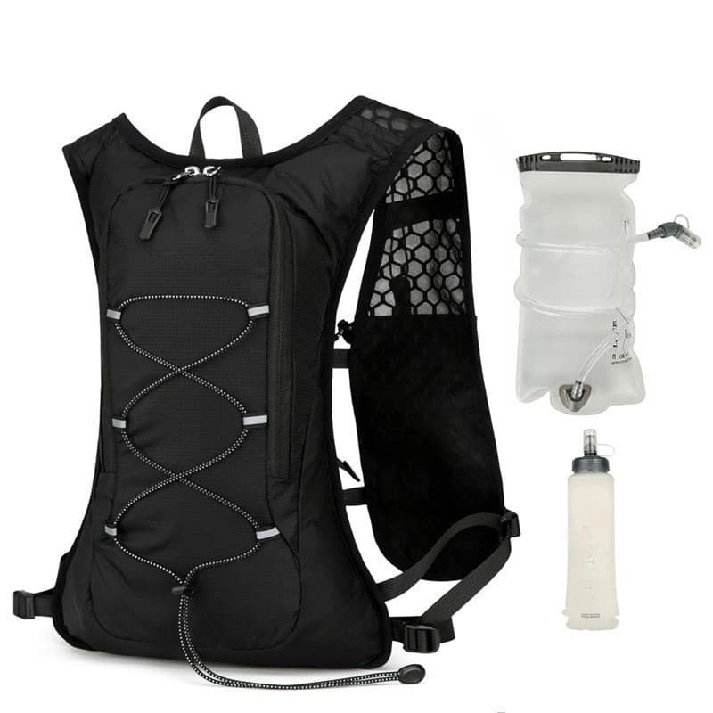 7L เดินป่า Hydration กระเป๋าเป้สะพายหลังน้ําหนักเบา Breathable กระเป๋าวิ่งกีฬากลางแจ้งเดินป่าขี่จักรยานปีนเขา รูปที่ 4