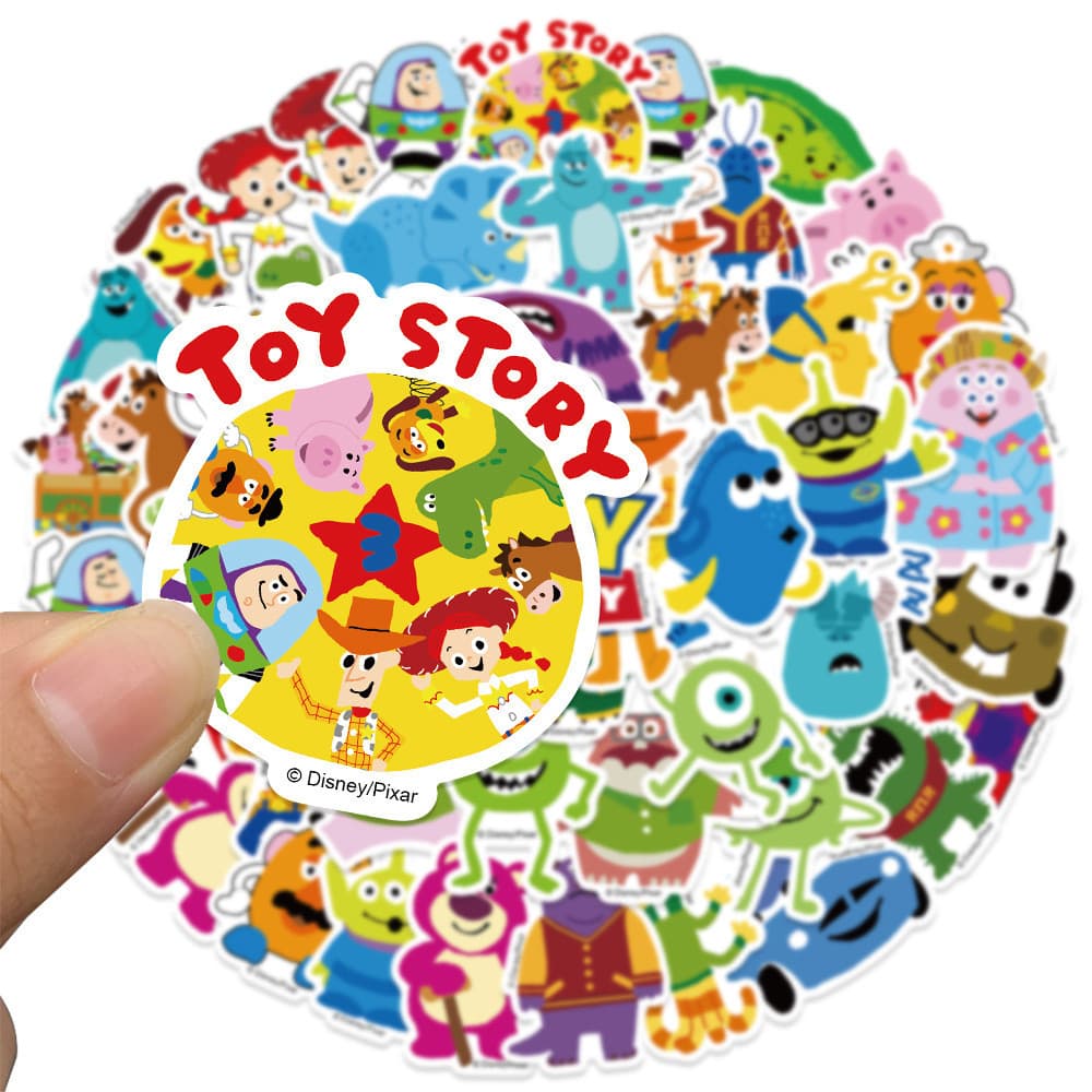 Disney Cartoon ทอย สตอรี่ toystory sticker สติกเกอร์กันน้ำ 50ชิ้น toy story รูปที่ 5