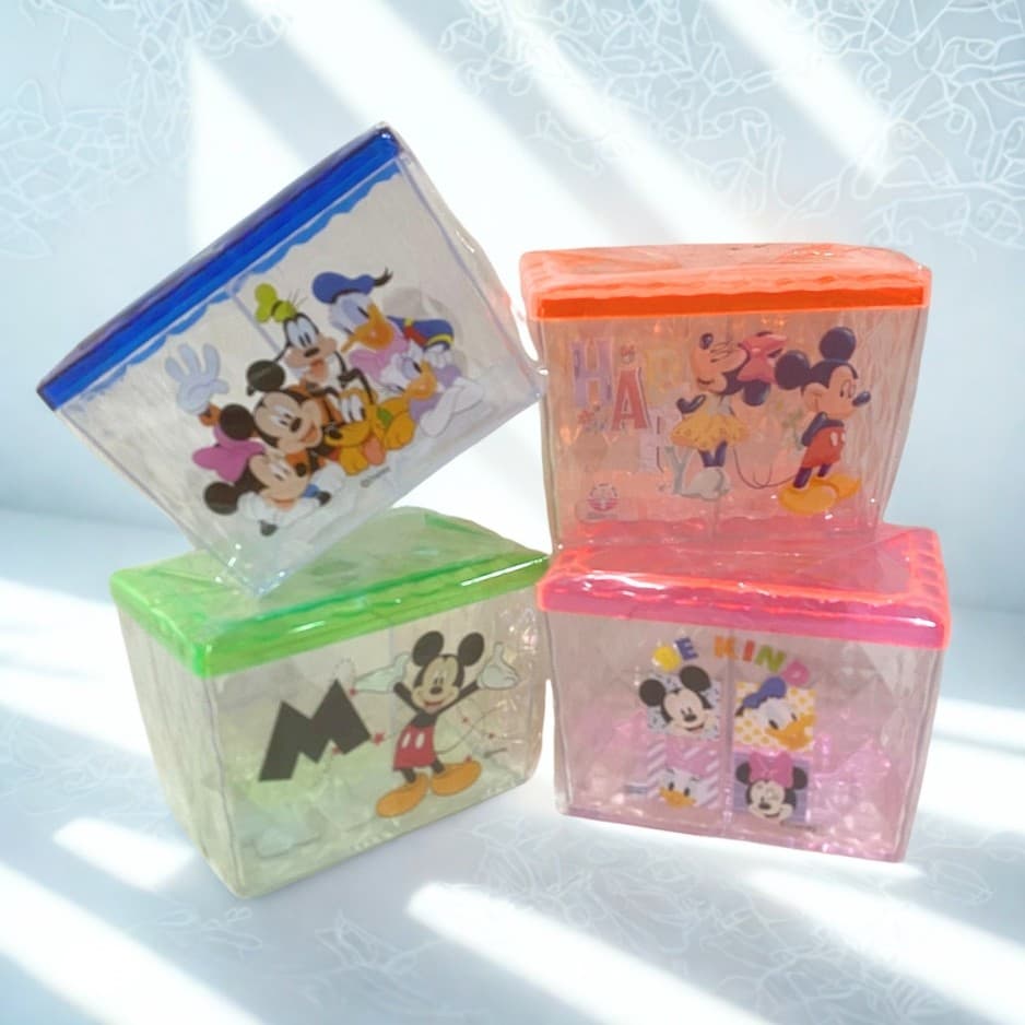 กระปุกอะคริลิค ทรงสูง ขนาดสินค้ากว้าง9 ยาว13.5 สูง9 ซม. ฝาแน่น ลายการ์ตูนดิสนี่ย์ แบ่ง2ช่อง จัดส่งคละลาย รูปที่ 9