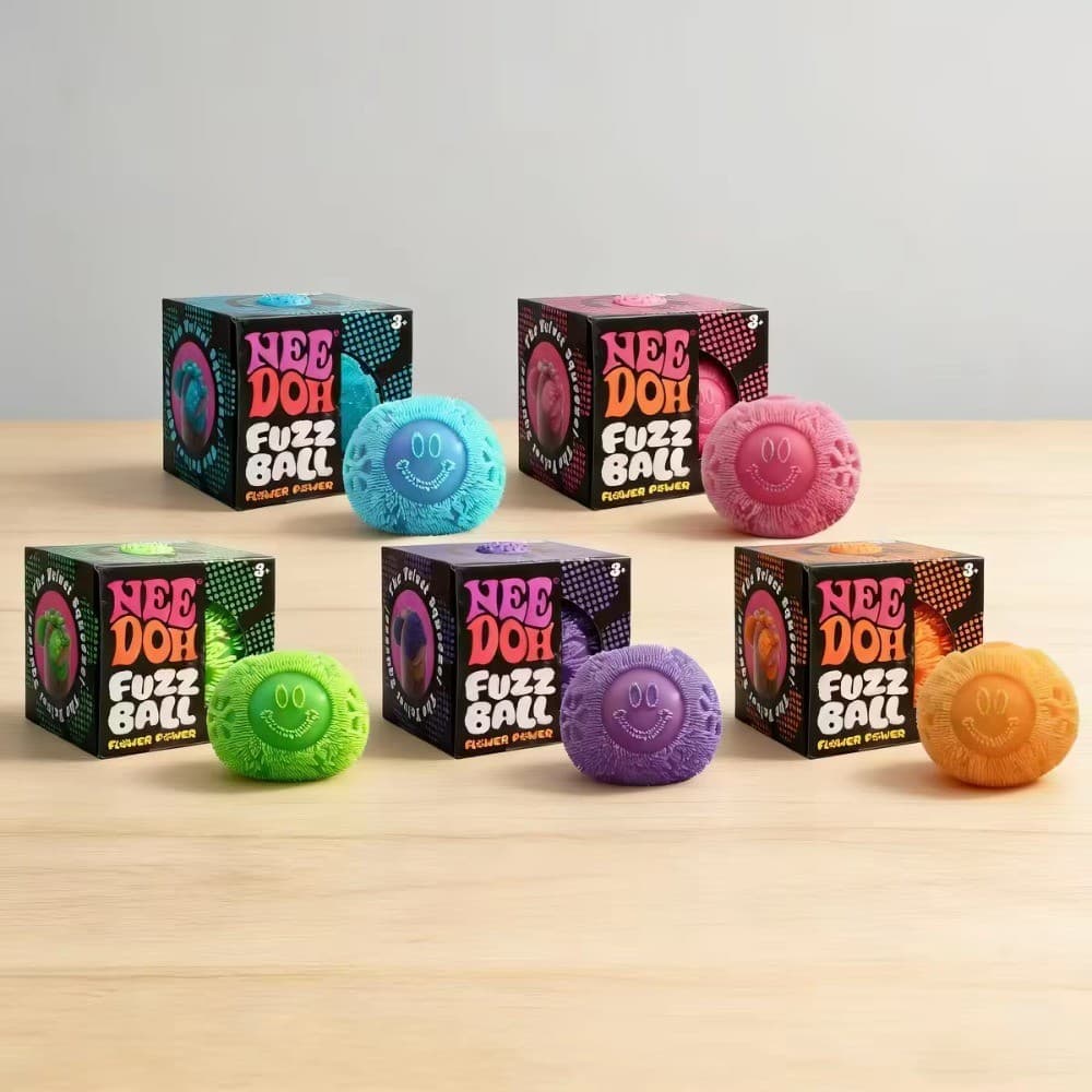 NeeDoh Fuzz Ball Squishy ของเล่น Soft Fuzzy Squeeze Ball ที่มีประสิทธิภาพความเครียดบรรเทาแบบพกพา Sensory Fidget ของเล่น รูปที่ 8