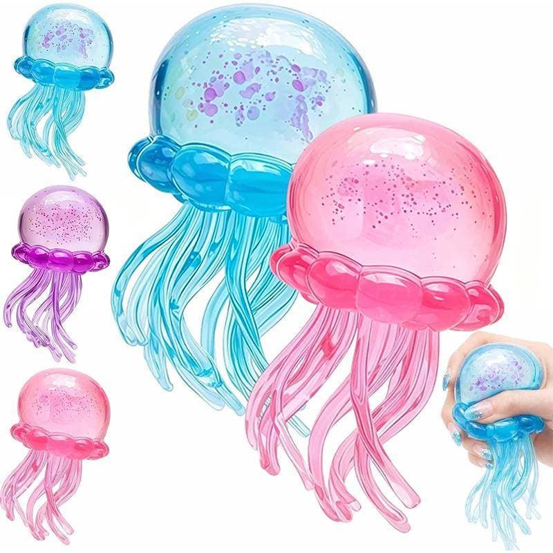 ซ้าย Nee Doh Jelly Hops Octopus Fidget ของเล่นกันน้ํา Soft Sensory ของเล่นความเครียดบรรเทาสําหรับเด็กโต๊ะใช้ GHT รูปที่ 7