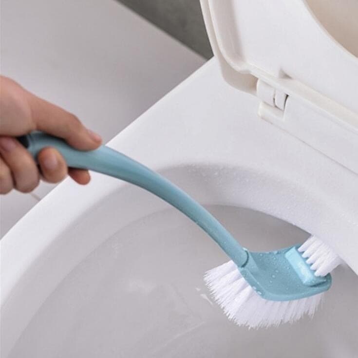 แปรงขัดห้องน้ำ แปรงขัดส้วมล้างชักโครก 2 ด้าน อุปกรณ์ทำความสะอาดบ้าน Toilet Brush อุปกรณ์ทำความสะอาดสุขภัณฑ์ รูปที่ 5