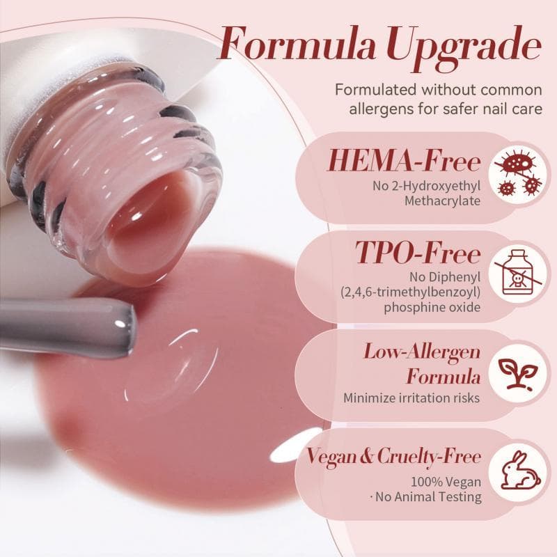 BORN PRETTY 15ml Rosewood Jelly Pink Gel ยาทาเล็บสีชมพูใส UV Soak Off Gel วานิชเล็บเจล รูปที่ 6
