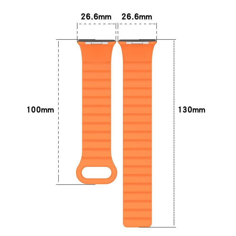 สายแม่เหล็กสำหรับ Xiaomi MiBand 10 Pro 9 Pro 8 Pro สายรัดข้อมือซิลิโคนเปลี่ยนสร้อยข้อมือสำหรับ RedMi Watch 6 4 5 สายนาฬิ รูปที่ 6