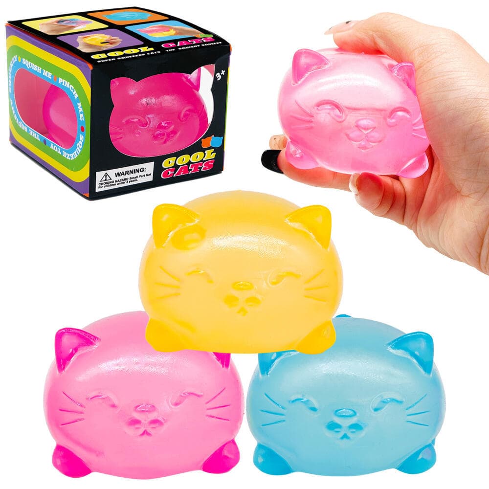 NeeDoh Cat Shape Squishy Maltose Decompression ของเล่นมินิน่ารักปลอดสารพิษของเล่นสนุกบรรเทาความดันผู้ใหญ่เด็กของขวัญวันเกิด รูปที่ 2