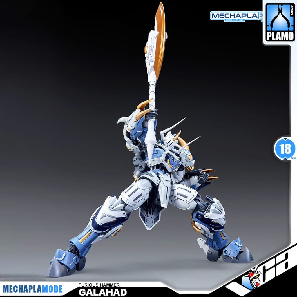 VCA SNAA FURIOUS WARHAMMER GALAHAD ACTION MODEL MECHA TOY REAL GRADE RG ประกอบ หุ่นยนต์โมเดลของเล่น รูปที่ 8