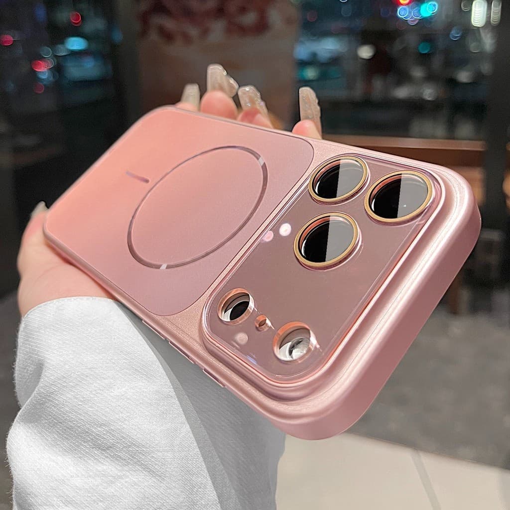 เคส iPhone หรูแบบด้านแม่เหล็ก เหมาะกับรุ่น 17 Pro 16 15 Pro Max พร้อมการป้องกันเลนส์ กันกระแทก รูปที่ 8