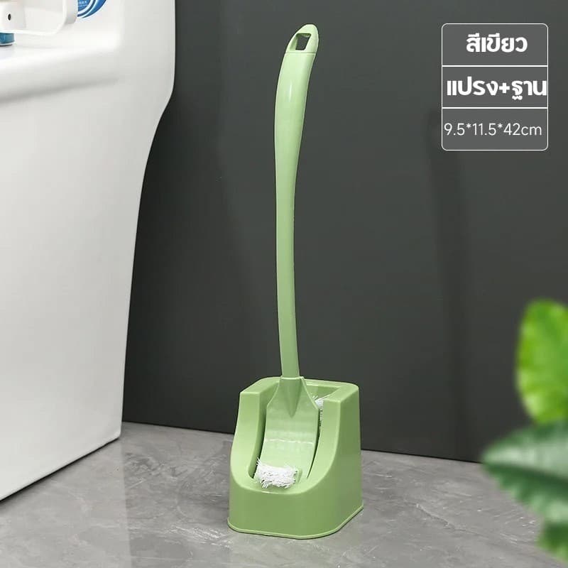แปรงขัดห้องน้ำ แปรงขัดส้วมล้างชักโครก 2 ด้าน อุปกรณ์ทำความสะอาดบ้าน Toilet Brush อุปกรณ์ทำความสะอาดสุขภัณฑ์ รูปที่ 7