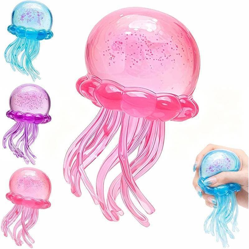 ซ้าย Nee Doh Jelly Hops Octopus Fidget ของเล่นกันน้ํา Soft Sensory ของเล่นความเครียดบรรเทาสําหรับเด็กโต๊ะใช้ GHT รูปที่ 4
