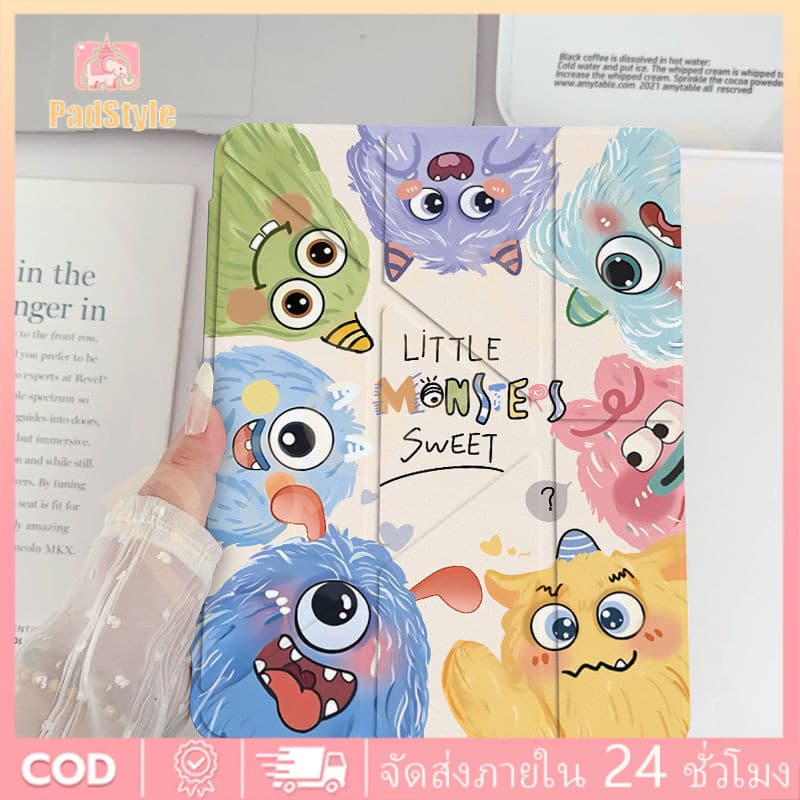 เคสไอแพด gen11 a16 air11 Air5 Gen9/8/7 Pro11 3+Y-shaped เคสสำหรับไอแพด Crystal Glass for case ipad air4 ipad gen10 2022 รูปที่ 8