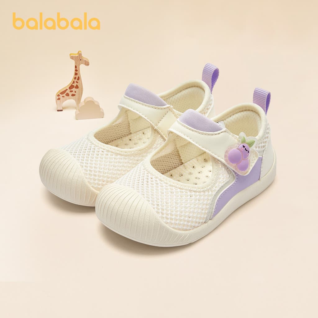 Balabala รองเท้าเด็กวัยหัดเดินเด็กรองเท้าแตะรองเท้าเด็กทารก Treasure Girl Treasure 2025 ฤดูร้อน Breathable Non Slip ~ รูปที่ 1