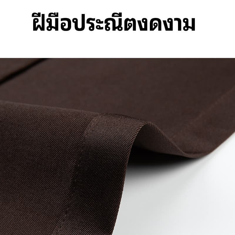 ผ้ากันเปื้อน กันน้ำ กันน้ำมัน ผ้าหนา ทนทาน กันสึกหรอ ไม่ขาดง่าย หลายสี ผ้ากันเปื้อนทำงาน ผ้ากันเปื้อนครัว ใช้ได้ชายหญิง งานร้านอาหาร คาเฟ่ ของแท้ โปรโมชั่นแรง รูปที่ 2