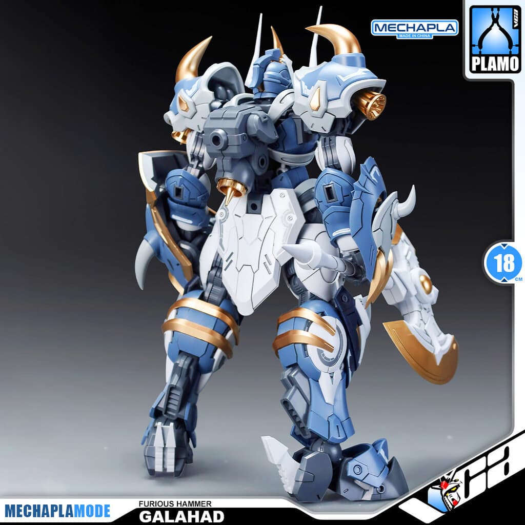 VCA SNAA FURIOUS WARHAMMER GALAHAD ACTION MODEL MECHA TOY REAL GRADE RG ประกอบ หุ่นยนต์โมเดลของเล่น รูปที่ 2