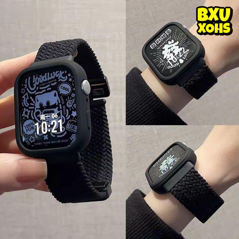 สายไนล่อนถัก for Smart Watch Huawei Watch Fit 5 5 Pro 4 4 Pro 3 หัวข้อมือแม่เหล็กปรับได้กีฬา สายรัดข้อมือสายรัดข้อมือ รูปที่ 1