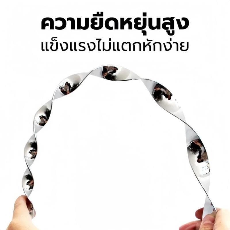 10pcs ใหม่ เครื่องไล่นก bird repeller เครื่องไล่นกเกลียวไล่นกแท่งสะท้อนแสงไล่นก อุปกรณ์ไล่นก กันนกทำรัง รูปที่ 3