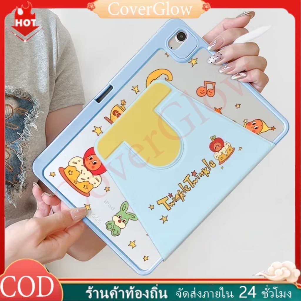 เคสสำหรับ ไอแพด ปรับองศาได้360 องศา เข้ากันได้สำหรับ Air11 gen11a16 gen10 Pro11 Air4/5 Air6/7 2025 10.2 Gen9Gen8/7 Air11 รูปที่ 4