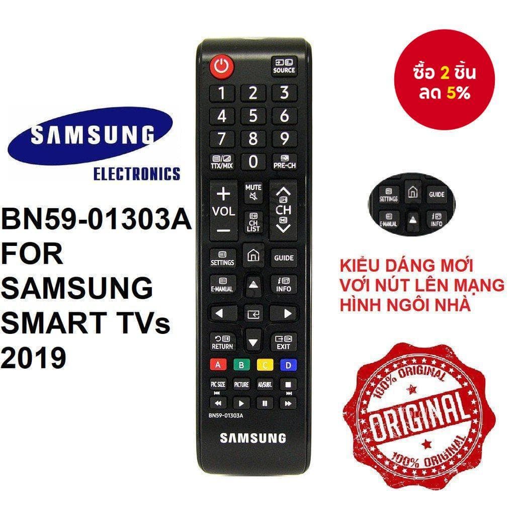 รีโมทคอนโทรล BN59-01303A แบบสากล ใช้ได้กับทีวี Samsung Smart TV รุ่น UE40NU7102 UE40NU7122 UE40NU7172 UE40NU7192 UE43NU7102 UE43NU7122 UE43NU7172 UE43NU7192 UE49NU7102 UE49NU7172 รูปที่ 1