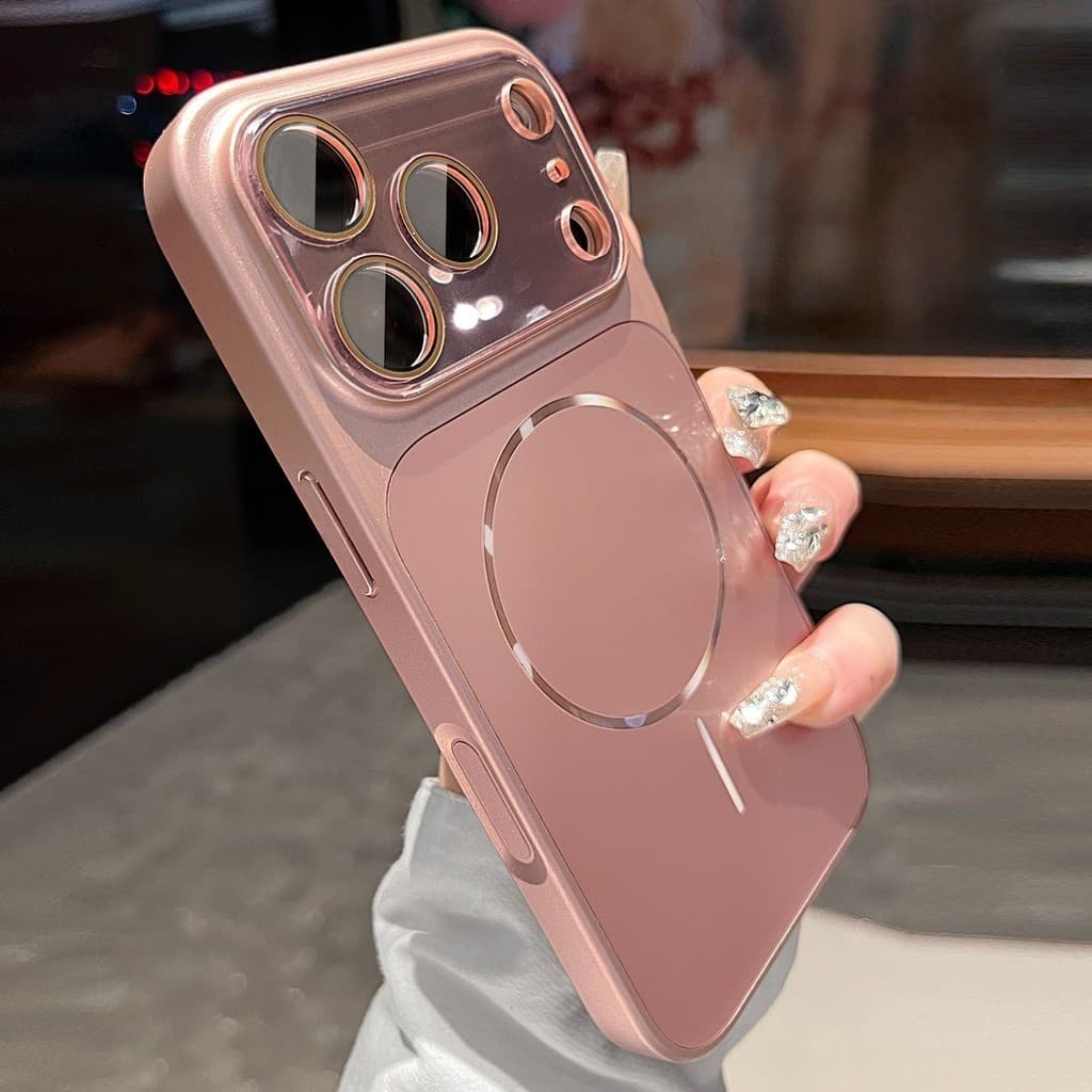 เคส iPhone หรูแบบด้านแม่เหล็ก เหมาะกับรุ่น 17 Pro 16 15 Pro Max พร้อมการป้องกันเลนส์ กันกระแทก รูปที่ 2