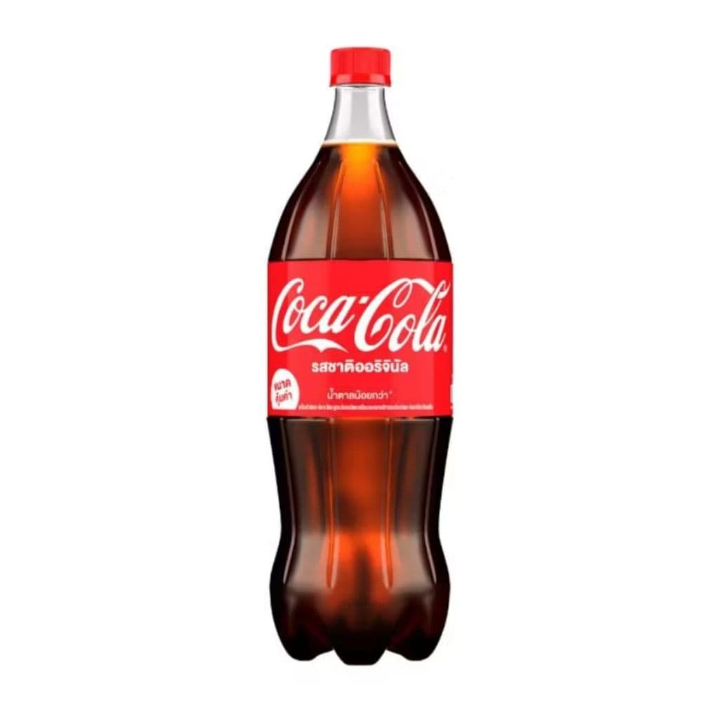 โค้ก น้ำอัดลมรสออริจินัลสูตรน้ำตาลน้อยกว่า Coke Original Less Sugar 1.5ltr. รูปที่ 1