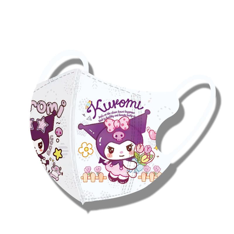 SANRIO หน้ากากการ์ตูนเด็ก ซานริโอ 3ง แบบใช้แล้วทิ้งสําหรับนักเรียน 4-12 ปีฤดูร้อนระบายอากาศและกันฝุ่นหน้ากากเด็กบรรจุภัณฑ์อิสระสูงความงาม ทํานอง หน รูปที่ 6