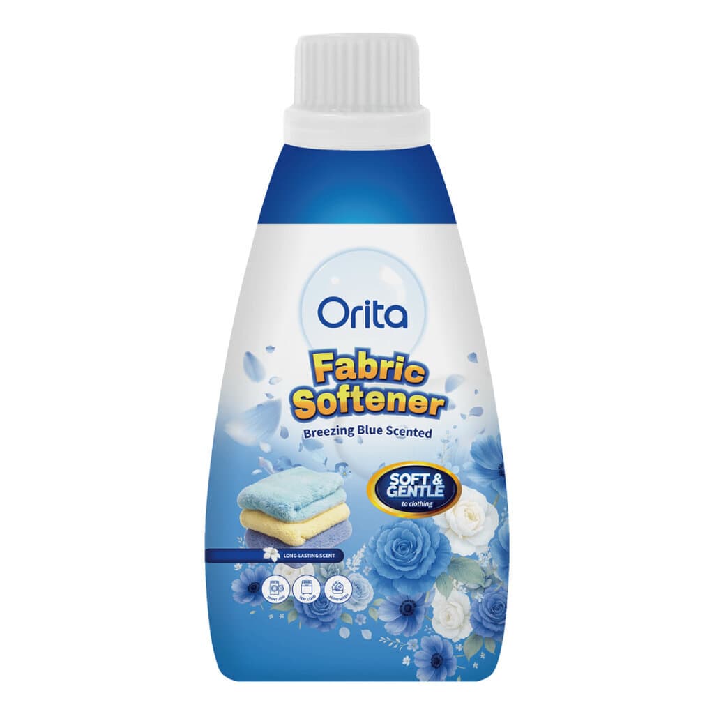 Orita โอริต้าผลิตภัณฑ์ปรับผ้านุ่มกลิ่นบรีซซิ่งบลู 550มล. รูปที่ 3