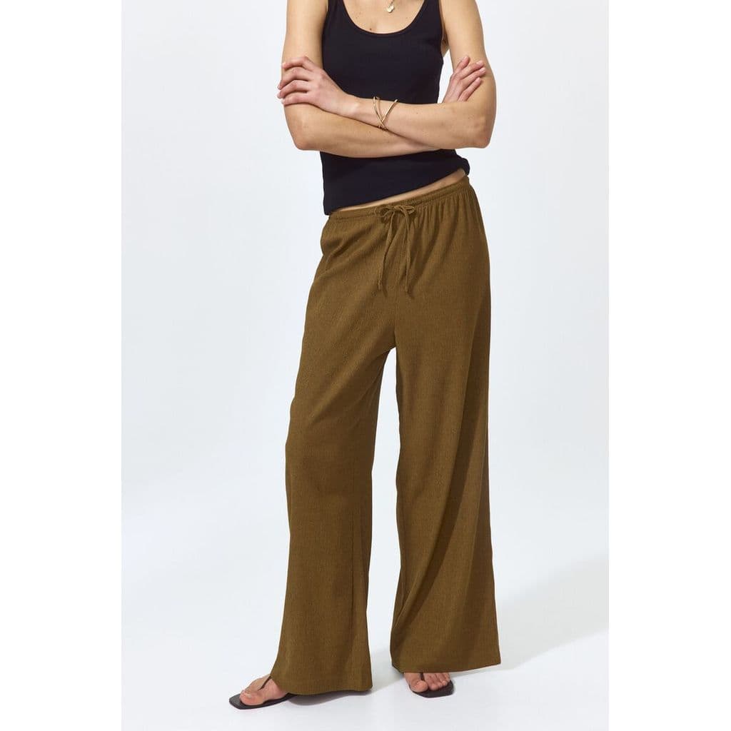 H&M กางเกงทรงกว้างแบบดึงขึ้น ผู้หญิง 1216645_13 รูปที่ 7