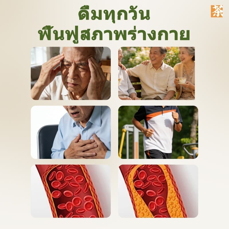 Expce ชาสมุนไพรเพื่อสุขภาพ 9 สมุนไพร ดื่มง่าย 12 ซอง เพื่อสุขภาพ รูปที่ 4