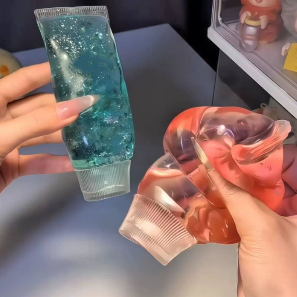 PENTAXZR Facial Cleanser Fidget, Sensory Shapeable Toothpaste Squishy ของเล่น, เด็ก Non-Bounce Pinch Soft Elastic Squishy ของเล่นเด็กและผู้ใหญ่ รูปที่ 8
