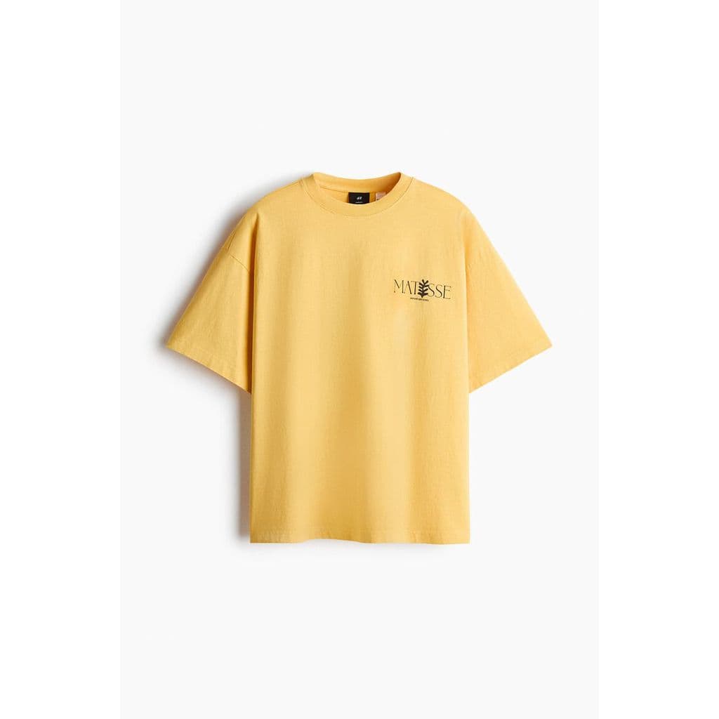 H&M เสื้อยืดทรงโอเวอร์ไซส์ ผู้ชาย 1159823_25 รูปที่ 2